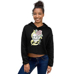 Women's Skull Crop Hoodie