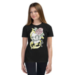 Girls Youth Skull Short Sleeve T-Shirt