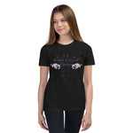 Youth Girls Pinstripe Short Sleeve T-Shirt